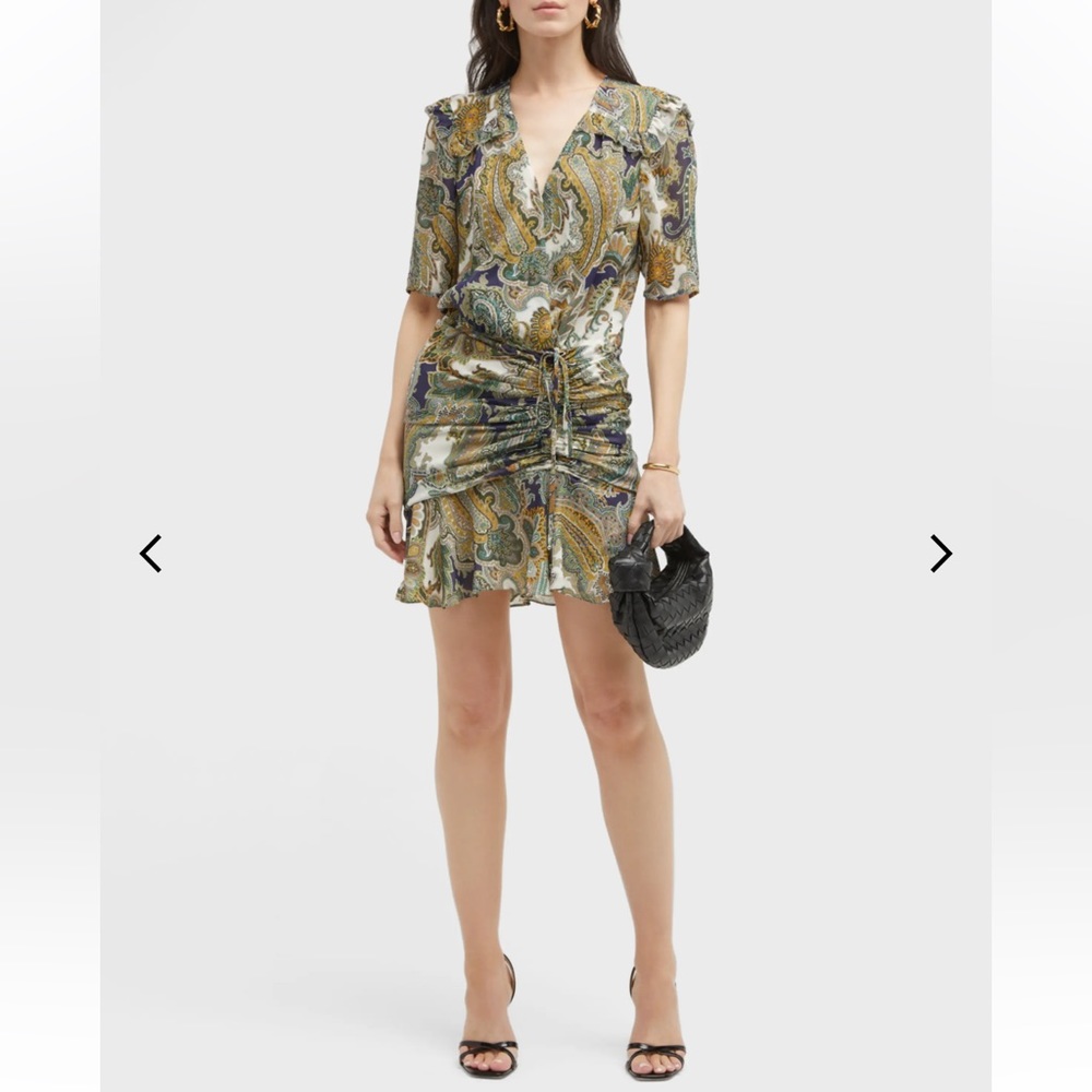 Veronica Beard Dakota Printed Mini Dress, Size 8, NWT